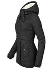 Helvano | Gefütterter Wintermantel mit Kapuze für Damen