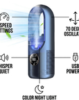 Helvano | Flügelloser mobiler Mini-Klimalüfter