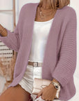 Helvano | Lockerer offener Strickcardigan für Damen