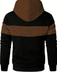 Helvano | Strukturierter Colorblock-Hoodie für Herren