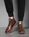Helvano | Gefütterte High-Top-Schnürstiefel für Herren
