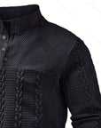 Helvano | Strickpullover mit Stehkragen für Herren