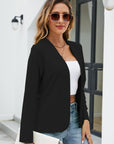 Helvano | Offene taillierte Strickjacke für Damen