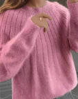 Helvano | Flauschiger Strickpullover für Damen