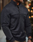 Helvano | Strickpullover mit Stehkragen für Herren