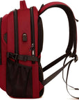 Helvano | Laptop-Rucksack mit USB-Anschluss für Reisen