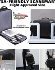Helvano | Erweiterbarer Reiserucksack mit Laptopfach