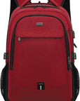Helvano | Laptop-Rucksack mit USB-Anschluss für Reisen