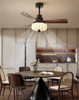 Helvano | Deckenventilator mit Licht und Fernbedienung