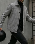 Helvano | Herren Winterjacke für jeden Tag in Grau
