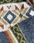 Helvano | Gemusterte Herren-Strickjacke mit Knopfleiste