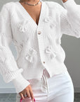 Helvano | Strickjacke mit Schleifendetail für Damen