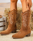 Helvano | Cowboystiefel mit Stickerei für Damen