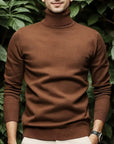 Helvano | Strickpullover mit Stehkragen für Herren