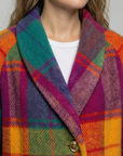 Helvano | Oversized Karierte Damenjacke