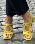 Helvano | Sandalen mit Eckiger Spitze für Damen