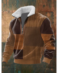Helvano | Fleece-Pullover mit Stehkragen für Herren