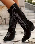 Helvano | Cowboystiefel mit Stickerei für Damen