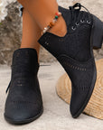 Helvano | Damen Stiefeletten mit Cut-out-Details