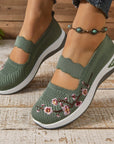 Helvano | Bestickte Blumen-Sneaker für Damen