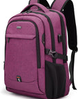 Helvano | Laptop-Rucksack mit USB-Anschluss für Reisen