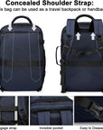 Helvano | Erweiterbarer Reiserucksack mit Laptopfach