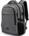 Helvano | Laptop-Rucksack mit USB-Anschluss für Reisen