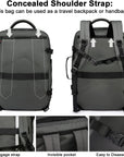 Helvano | Erweiterbarer Reiserucksack mit Laptopfach