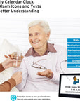 Helvano | Digitaler Kalender mit Tagesuhr und Erinnerungen