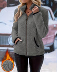 Helvano | Kuschelige Damen-Jacke mit Reissverschluss