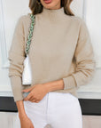 Helvano | Strickpullover mit Stehkragen für Damen