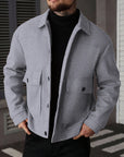 Helvano | Strukturierte Utility-Jacke für Herren