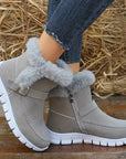 Helvano | Damen Winterstiefel mit Plüschbesatz