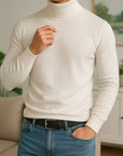 Helvano | Strickpullover mit Stehkragen für Herren