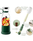 Helvano | Tragbarer Smoothie-Mixer mit USB-Aufladung