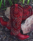 Helvano | Cowboystiefel mit Absatz für Damen