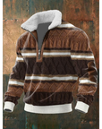 Helvano | Fleece-Pullover mit Stehkragen für Herren