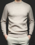 Helvano | Strickpullover mit Stehkragen für Herren