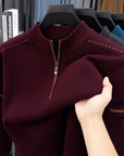Helvano | Strickpullover mit Half-Zip für Herren