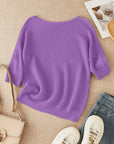 Helvano | Lockerer Lochstrick-Pullover für Damen