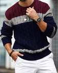 Helvano | Strickpullover mit Farbblöcken für Herren