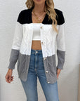 Helvano | Patchwork-Strickjacke für Damen