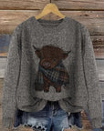 Helvano | Strickpullover mit Rundhalsausschnitt für Damen