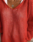 Helvano | Lockerer Strickpullover mit Kapuze