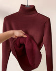 Helvano | Tunika-Pullover mit Stehkragen für Damen