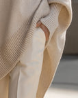 Helvano | Oversized Rippstrick-Pullover für Damen