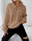 Helvano | Strukturierter Strickpullover für Damen