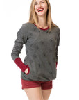 Helvano | Still-Sweatshirt mit Reissverschluss für Damen
