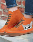 Helvano | Stiefel mit Katzenmotiv für Damen