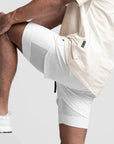 Helvano | 2-in-1 Sportshorts mit Innenhose für Herren